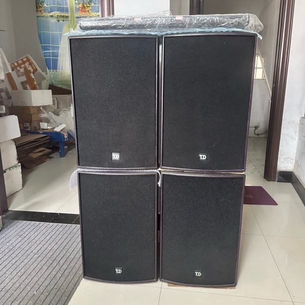 8新  （二手不包邮）唐龙太极12寸蓝宝2音响一对，运费到付