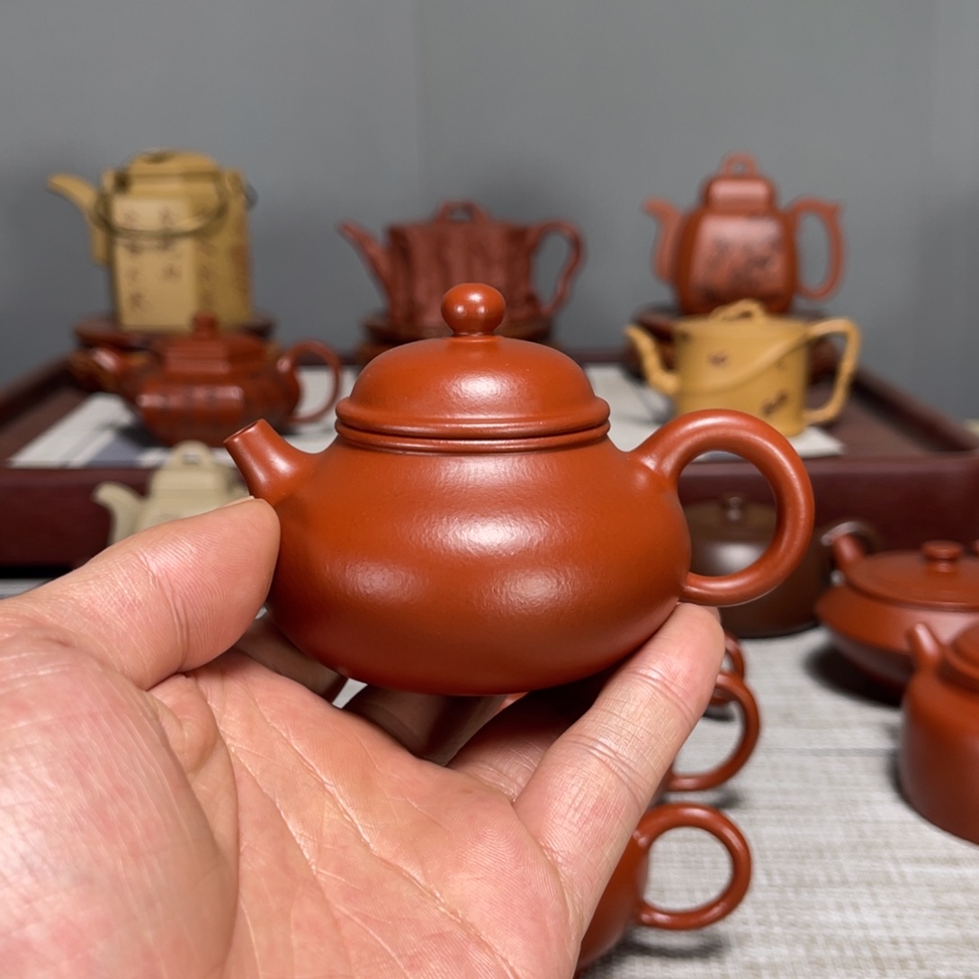 紫砂茶壶举*全手工容天