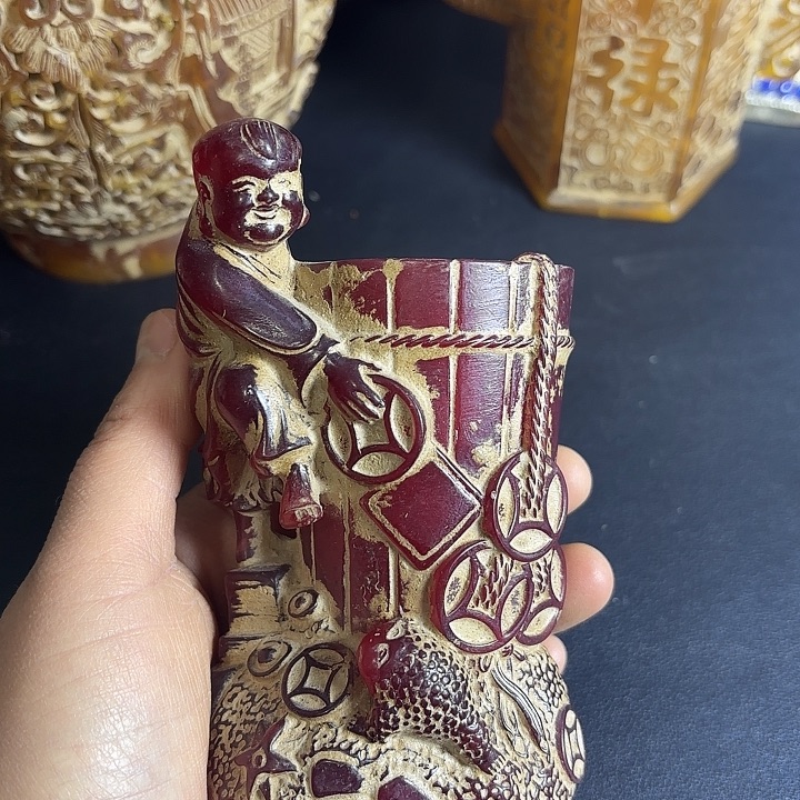环***琳把件白玉菩提一个一个