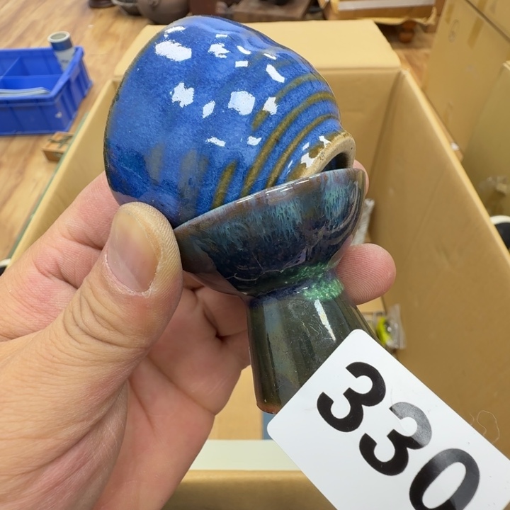 瓷片工艺品摆件瓷器摆件正能量