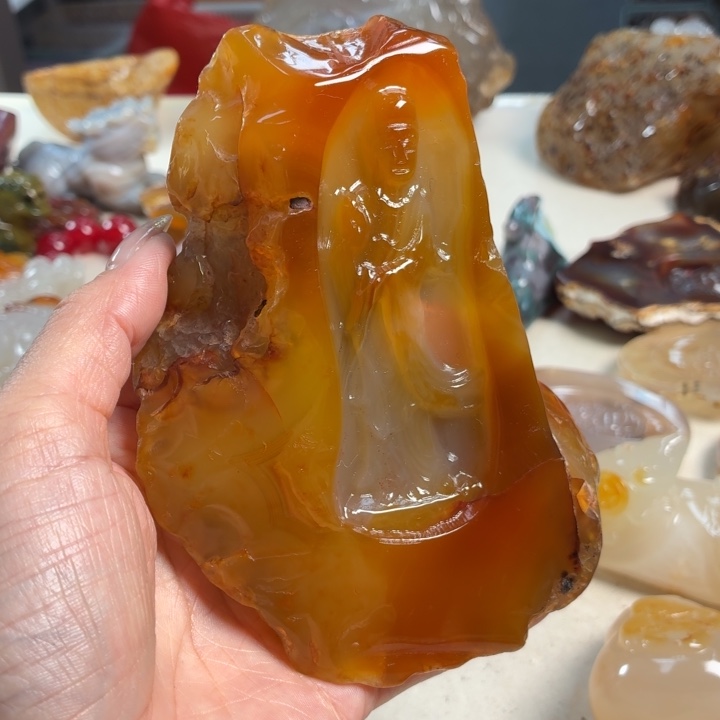 玛瑙/玉髓未镶嵌吊坠(不含链)