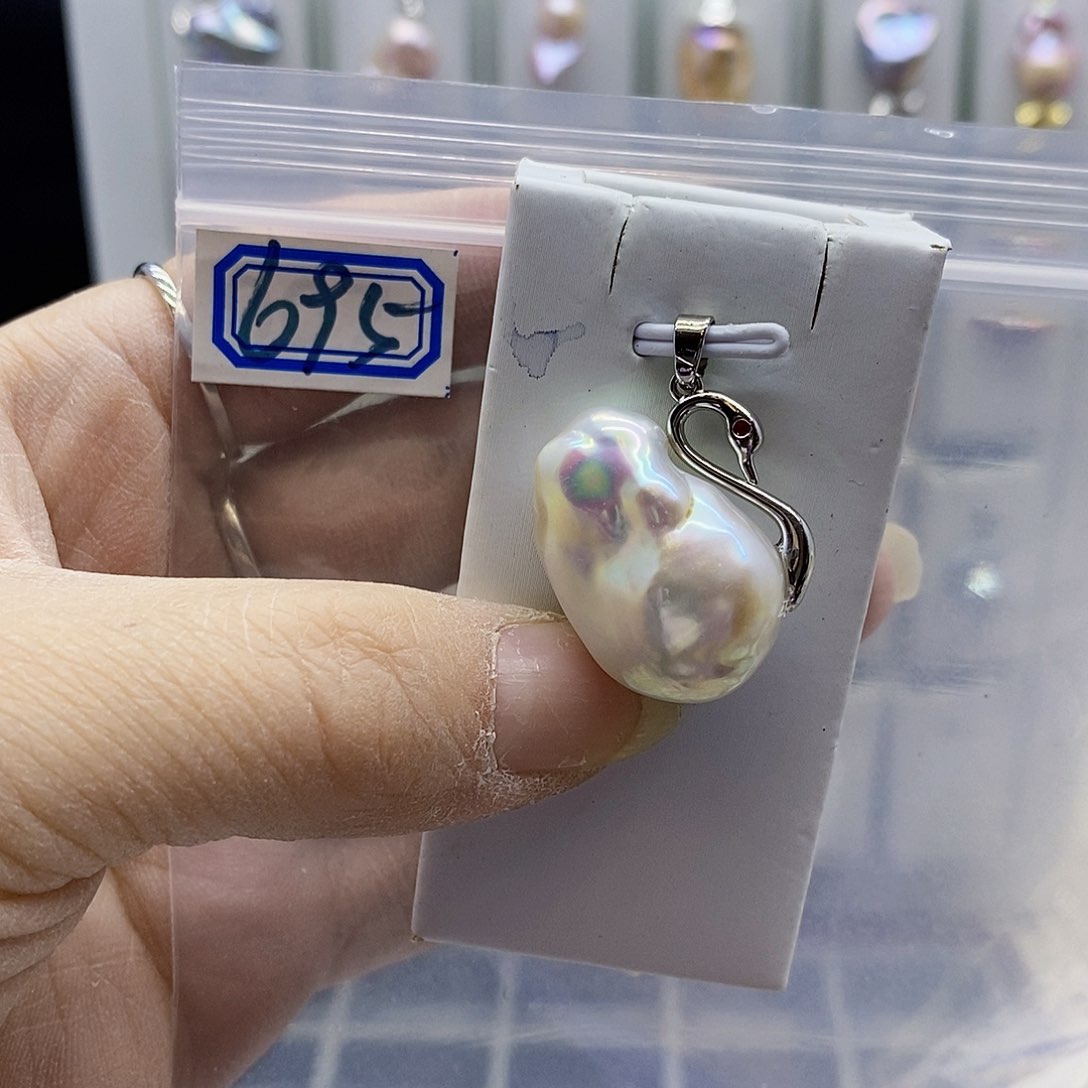 颈饰合金淡水珍珠