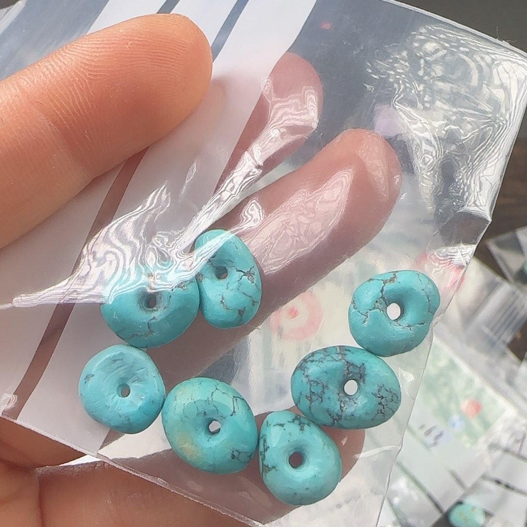 绿松石珠宝半成品未镶嵌