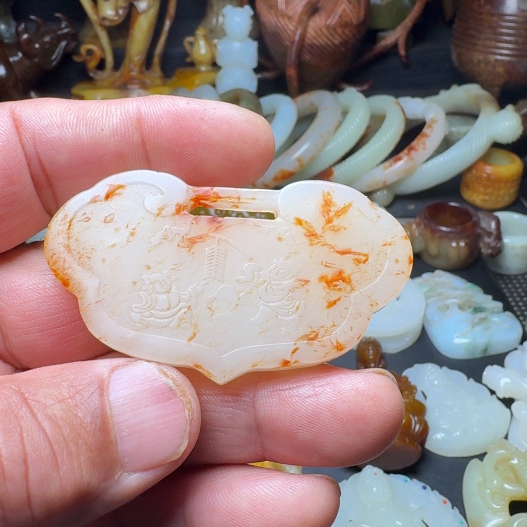 和田玉挂件未镶嵌