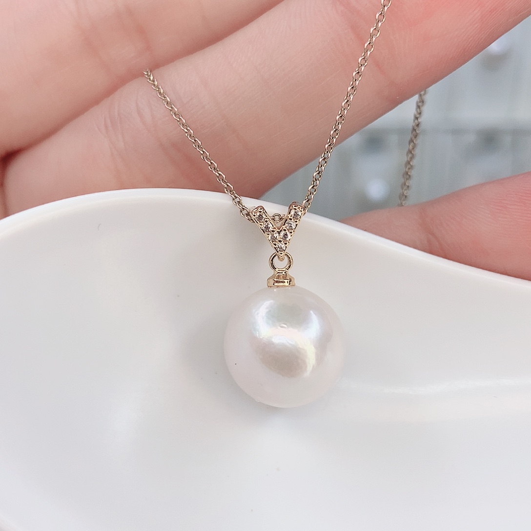 淡水珍珠合金吊坠(赠链)
