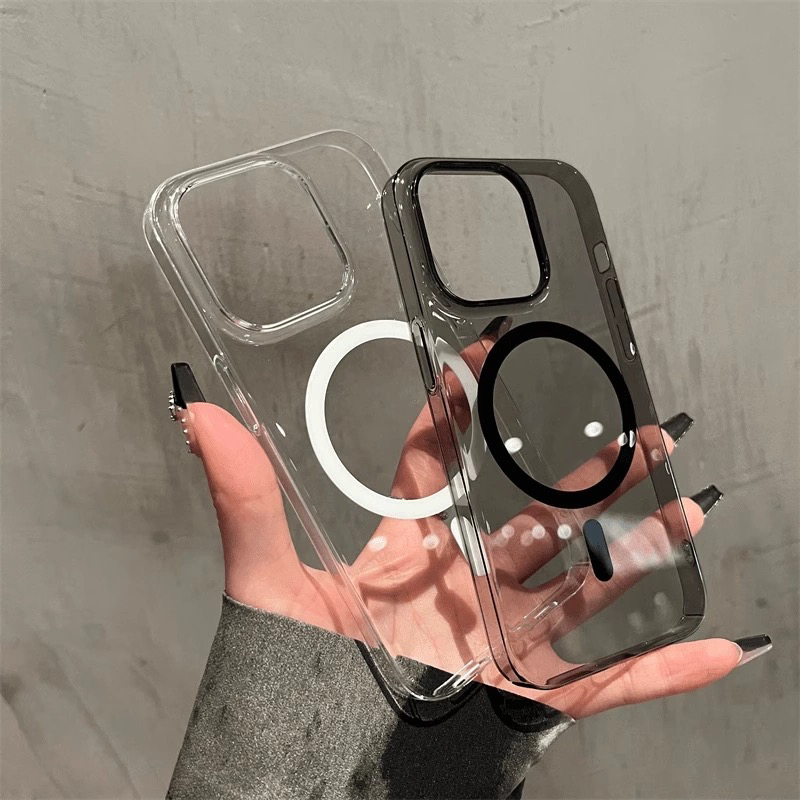 适用于苹果系列 高透简约手机壳 黑科技苹果一体按键永不发黄