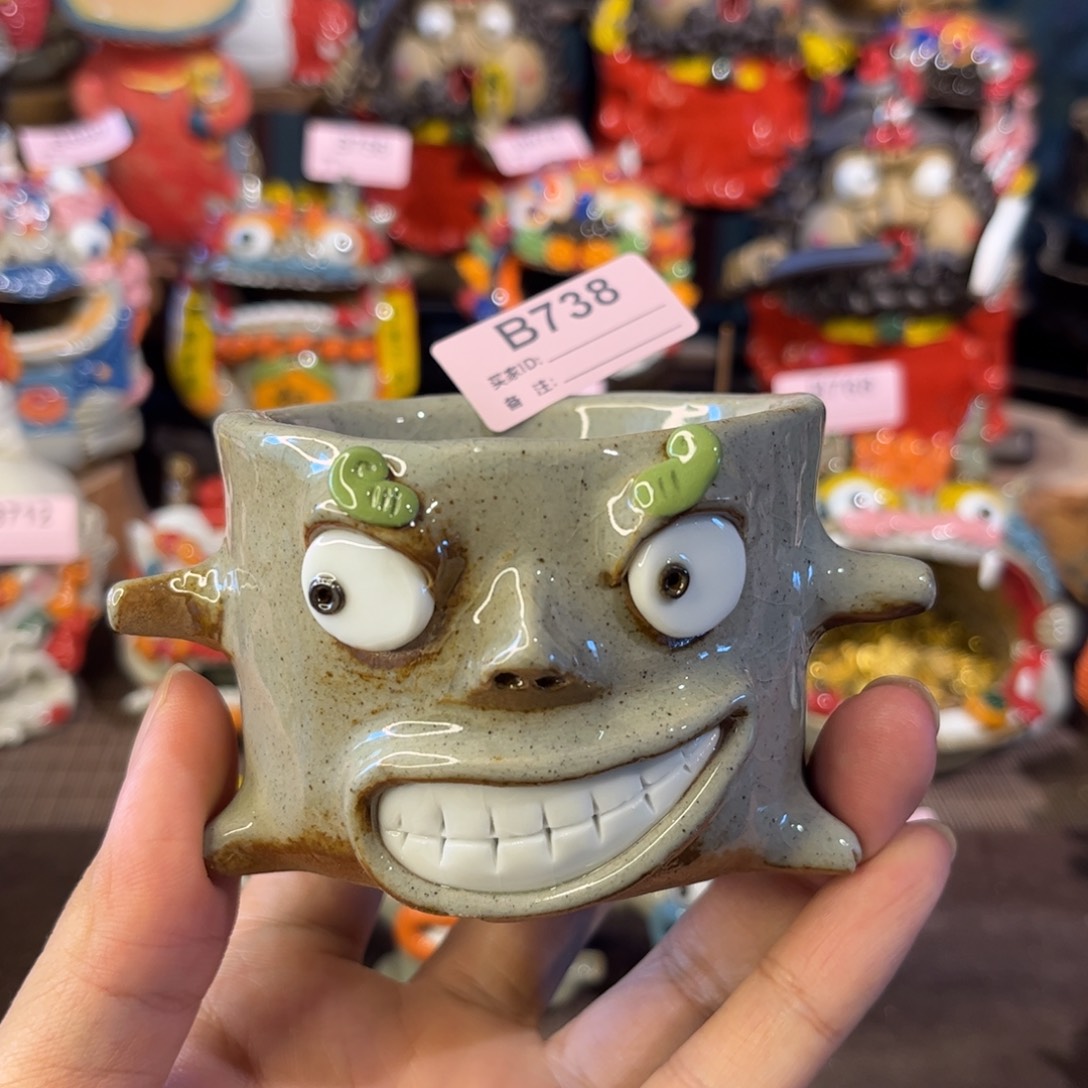 泥塑纯手工茶宠摆件