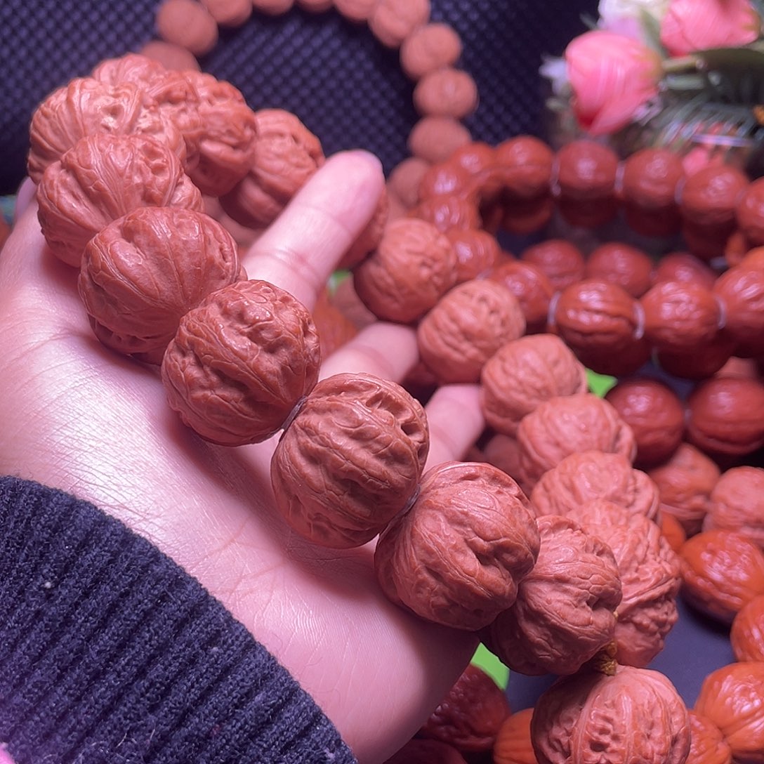 北***北手串文玩核桃大粗筋磨盘