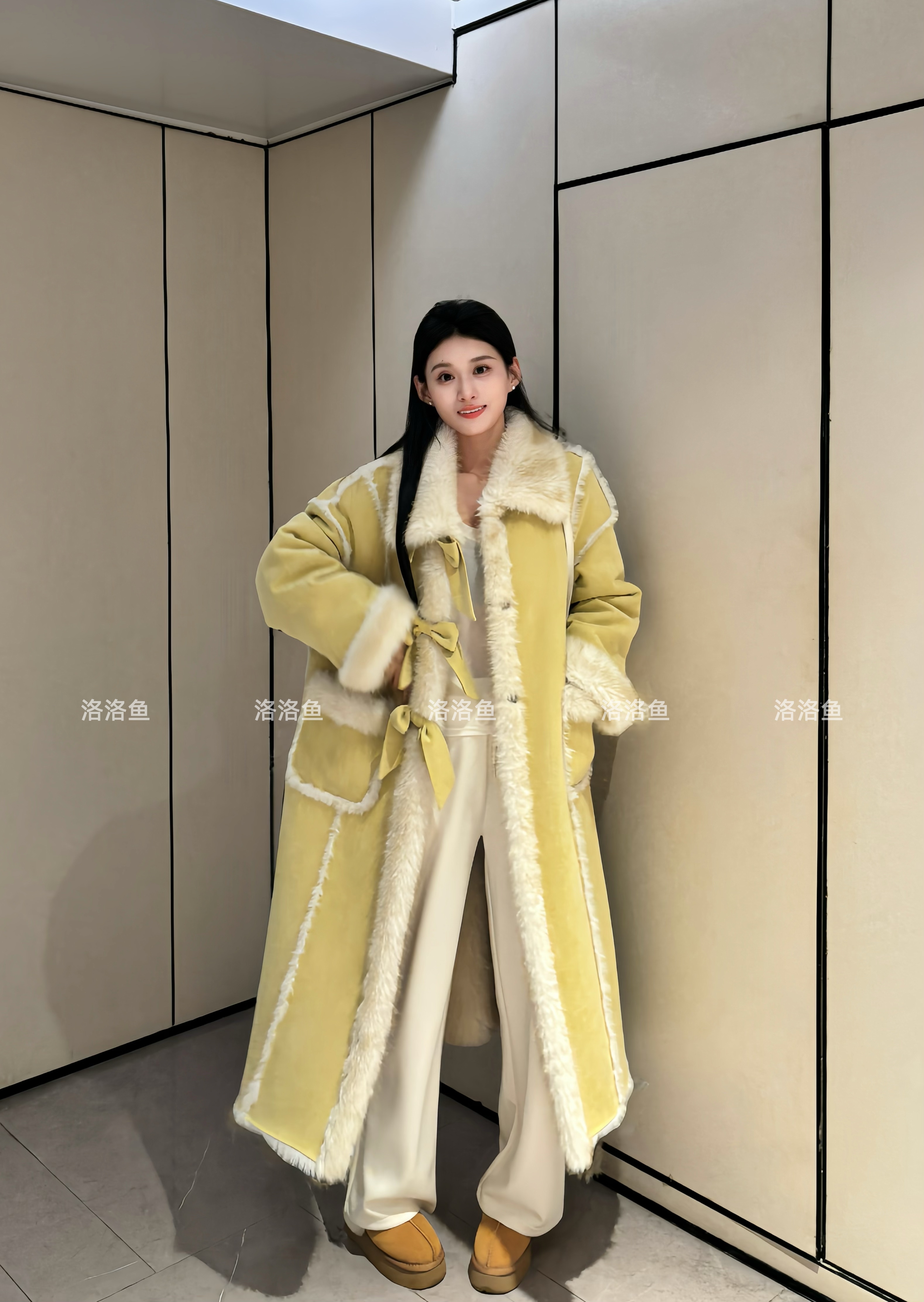 冬季长袖厚款气质女长款落肩袖休闲   2883