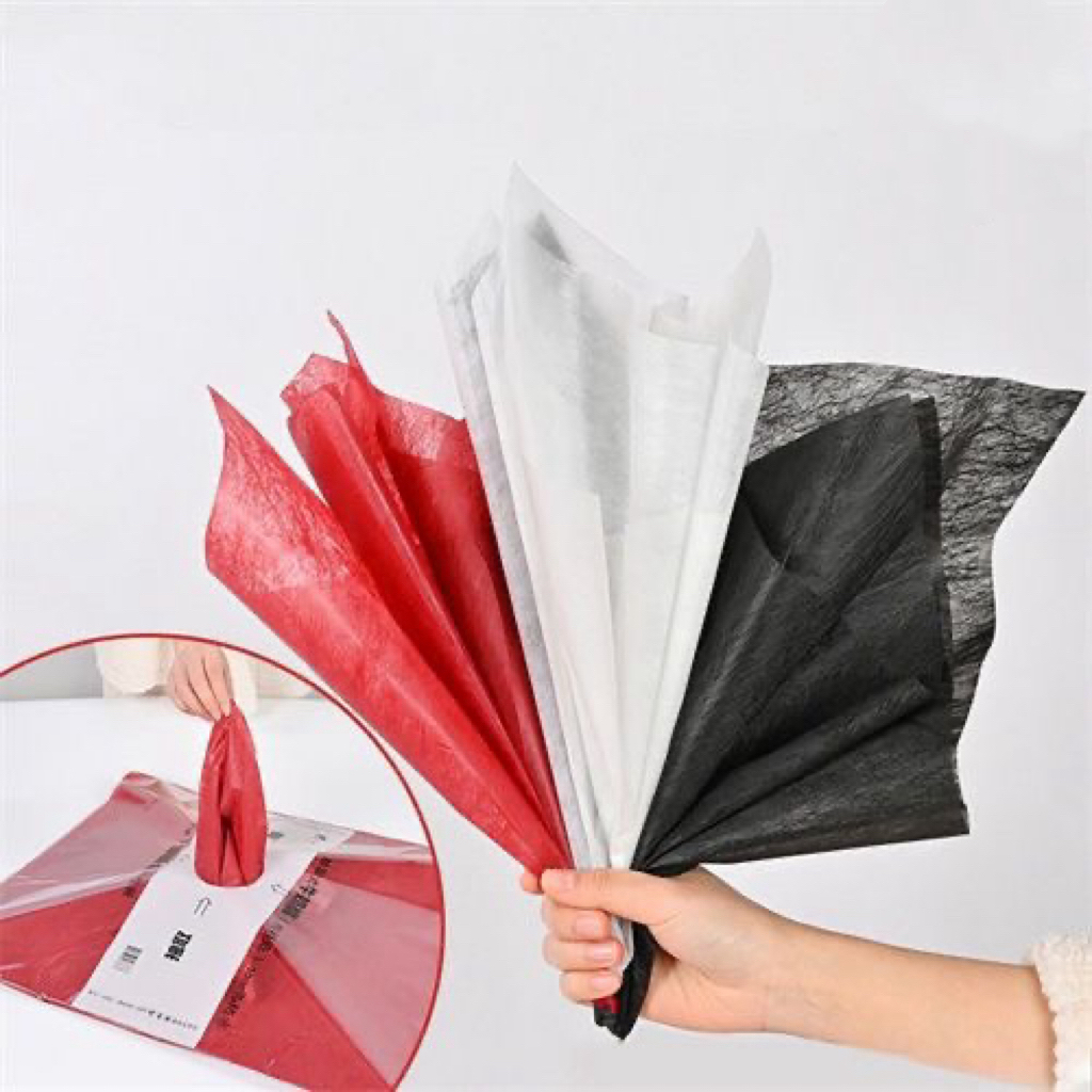 10包抽取式大号牛奶棉花束内衬防水鲜花清仓包花棉纸花店花艺打底