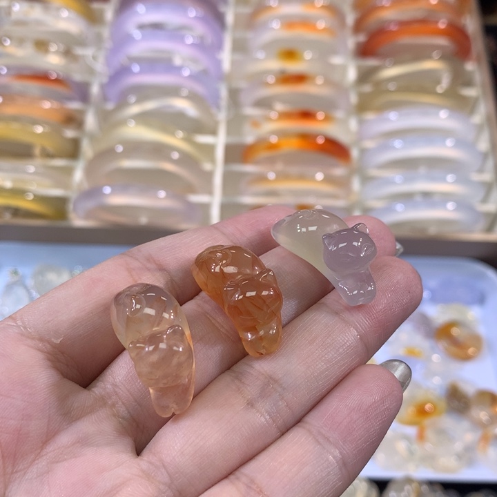 玛瑙/玉髓未镶嵌颈饰