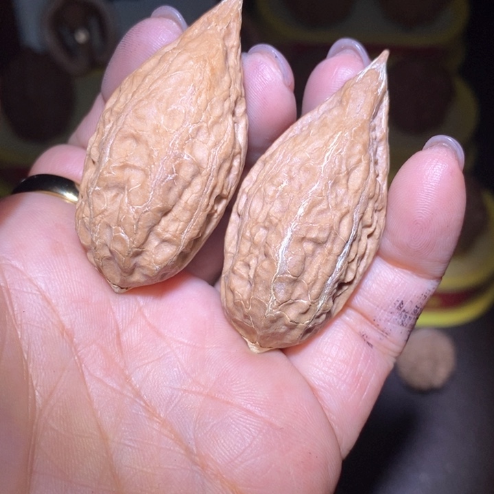 文玩核桃把件东北野生楸子小美124