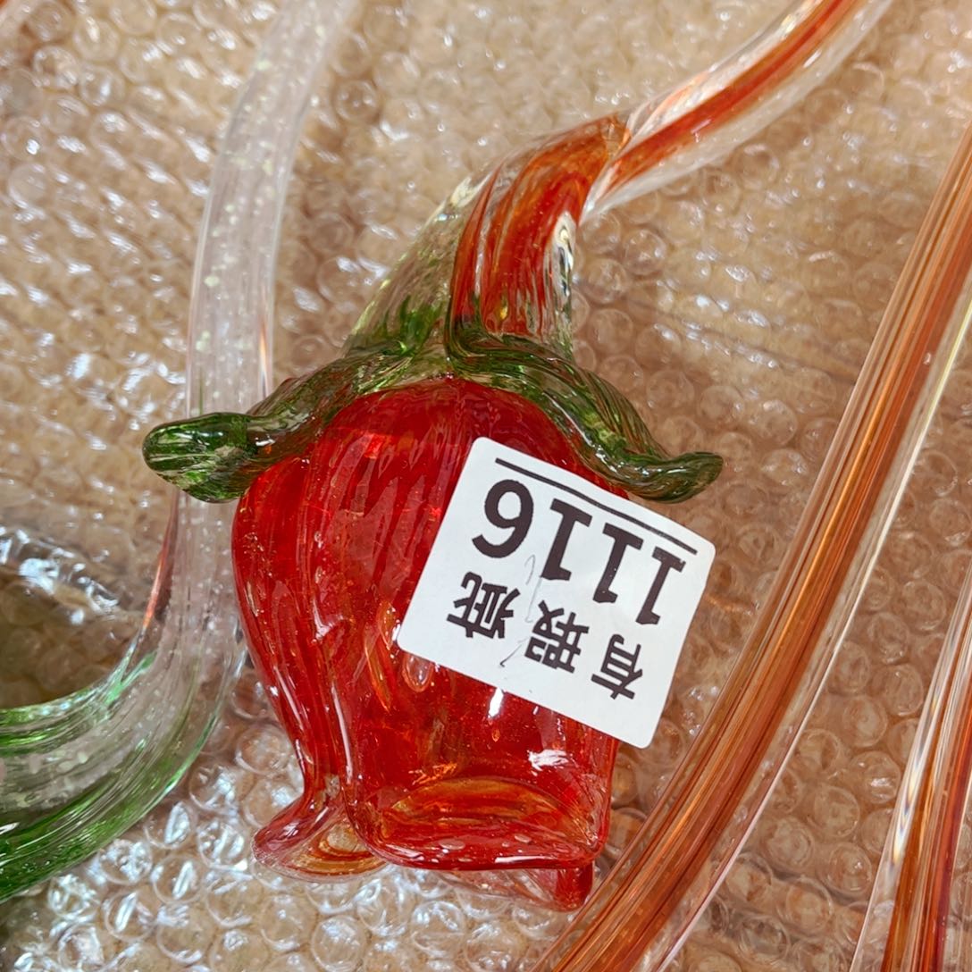 琉璃1116瑕疵 花瓶摆件