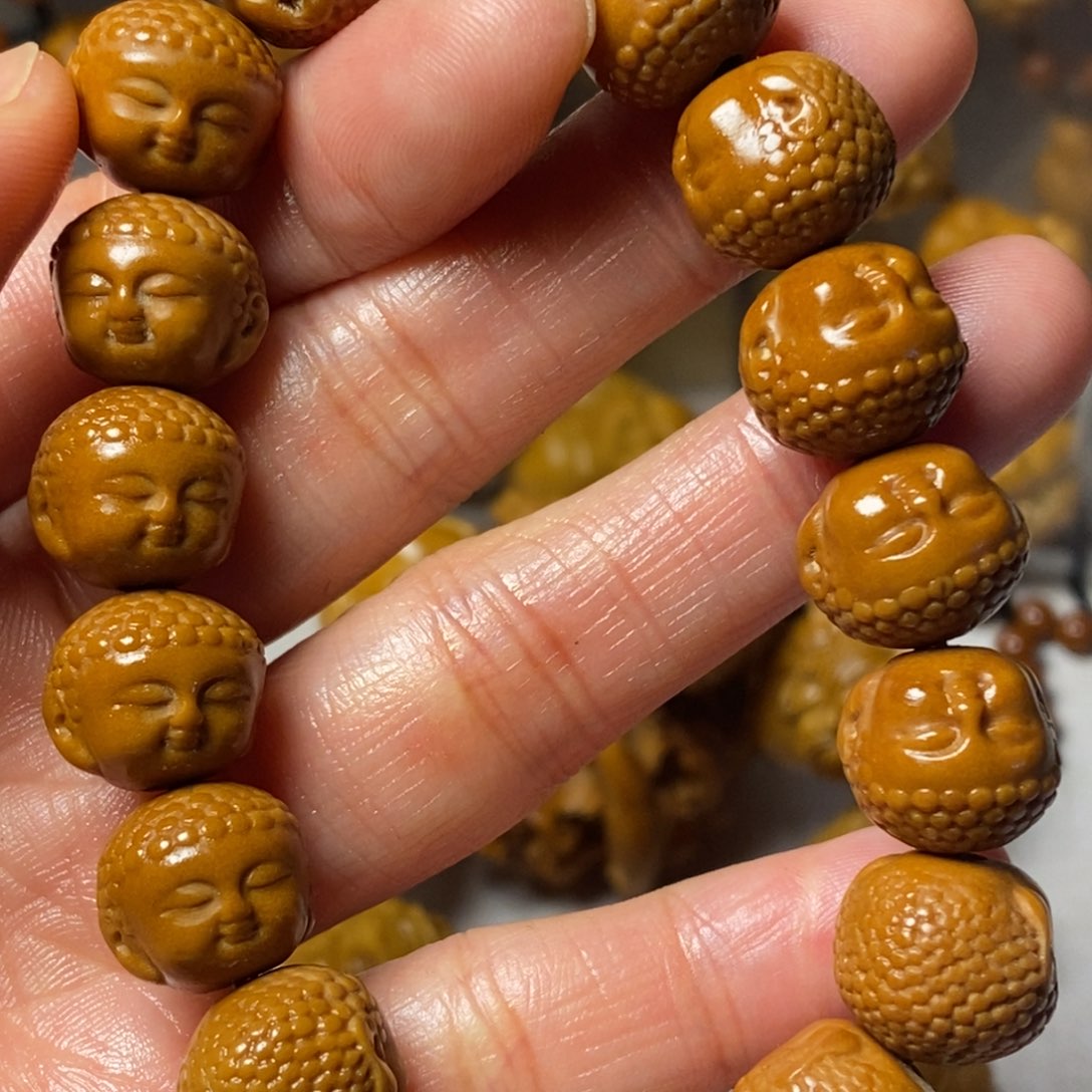 橄榄核手串/手链猴头宝宝佛
