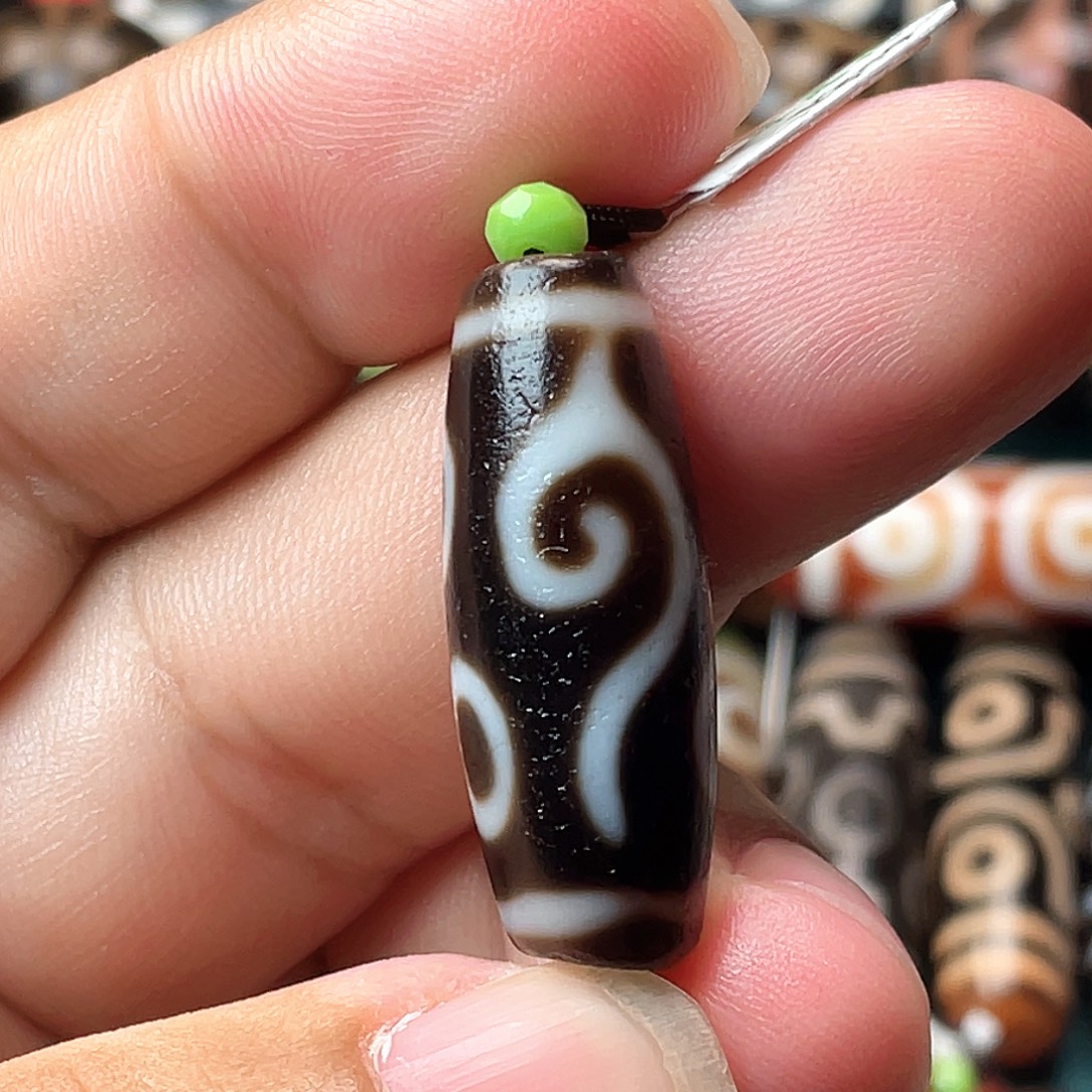 玛瑙/玉髓未镶嵌颈饰小卢法螺四