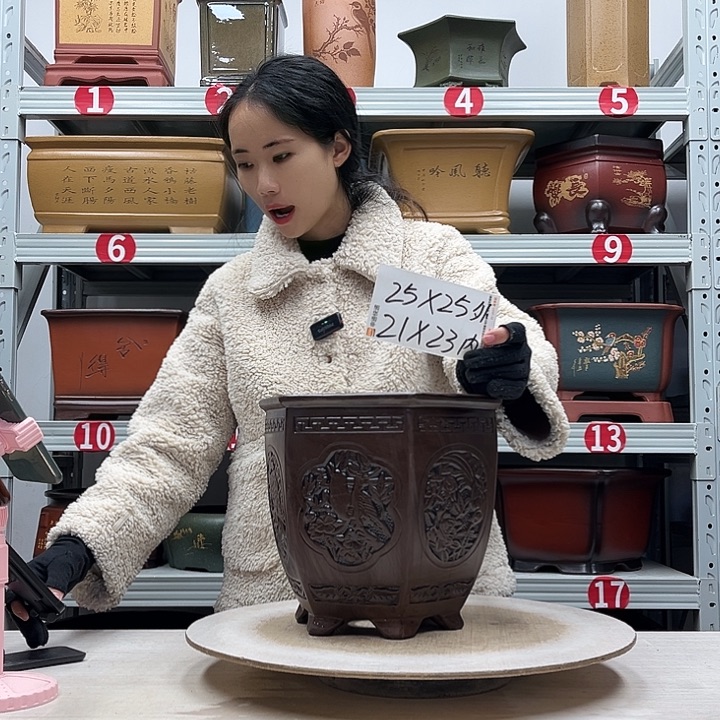 花盆紫砂紫砂花盆