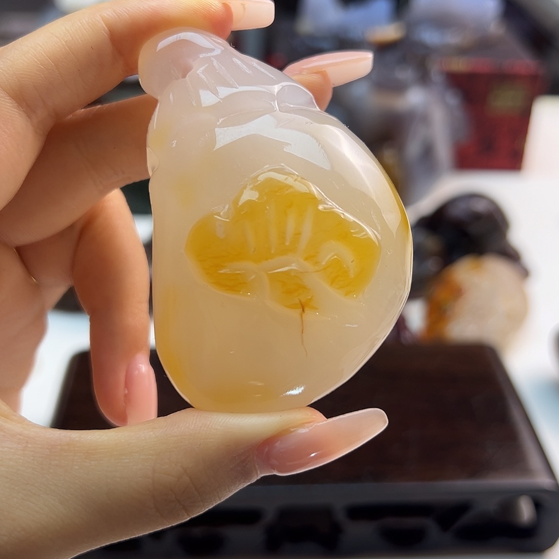 玛瑙/玉髓未镶嵌项链