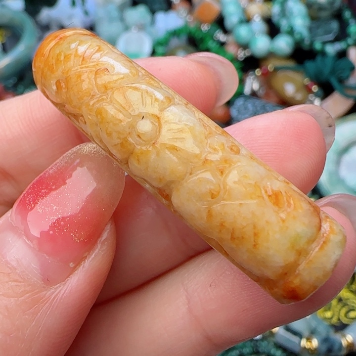 翡翠颈饰未镶嵌天然A货37