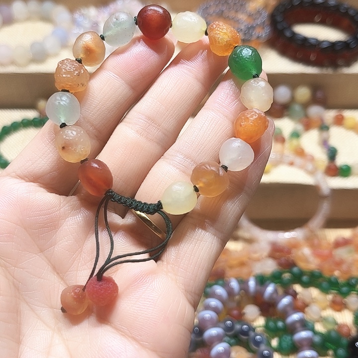 玛瑙/玉髓手链未镶嵌