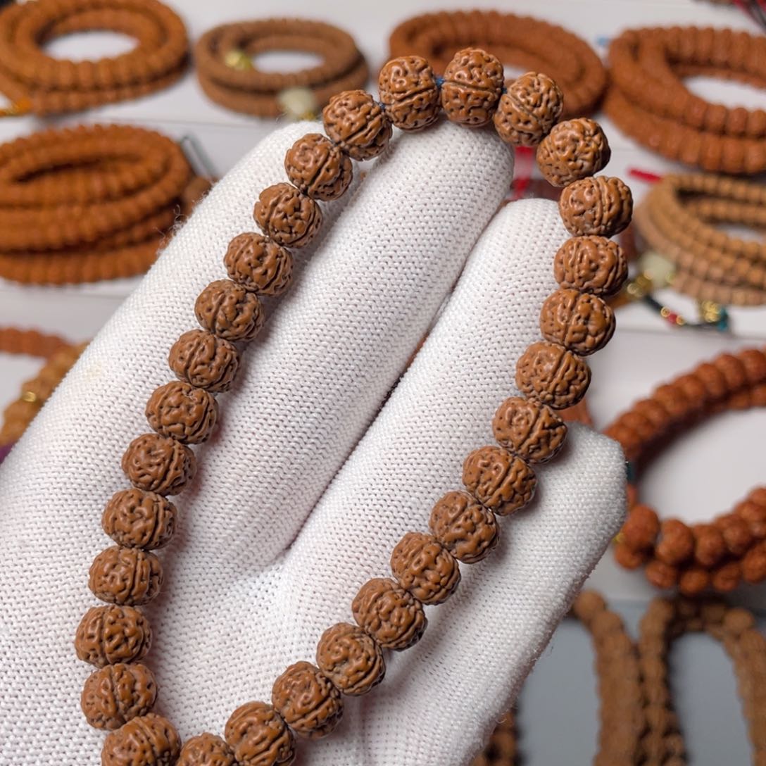 金刚菩提手串純血～五瓣南瓜满肉老树王