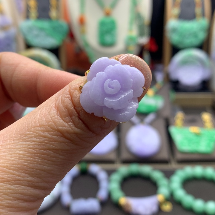 翡翠吊坠(不含链)未镶嵌翡翠戒指