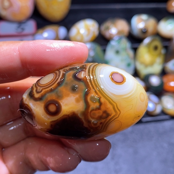 玛瑙/玉髓吊坠(不含链)未镶嵌