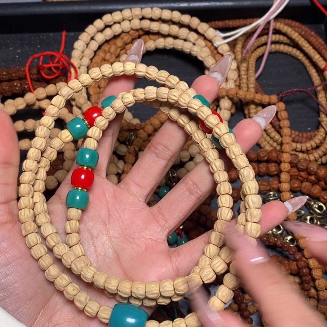 柏香籽/百香籽吊坠百香带配饰腰珠