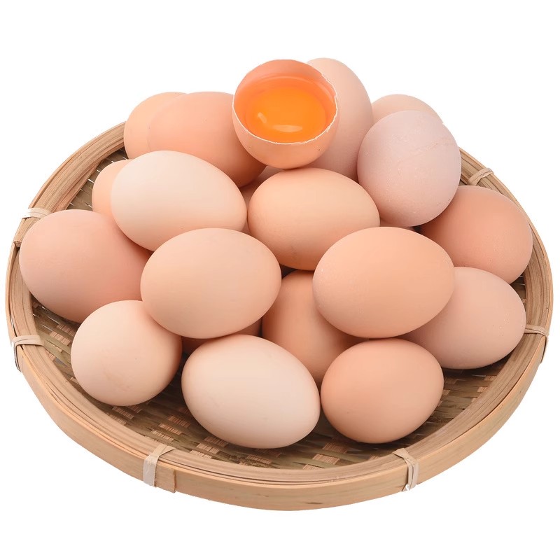 农家散养土鸡蛋新鲜现捡营养健康精品 谷物土鸡蛋50枚单枚40g左右