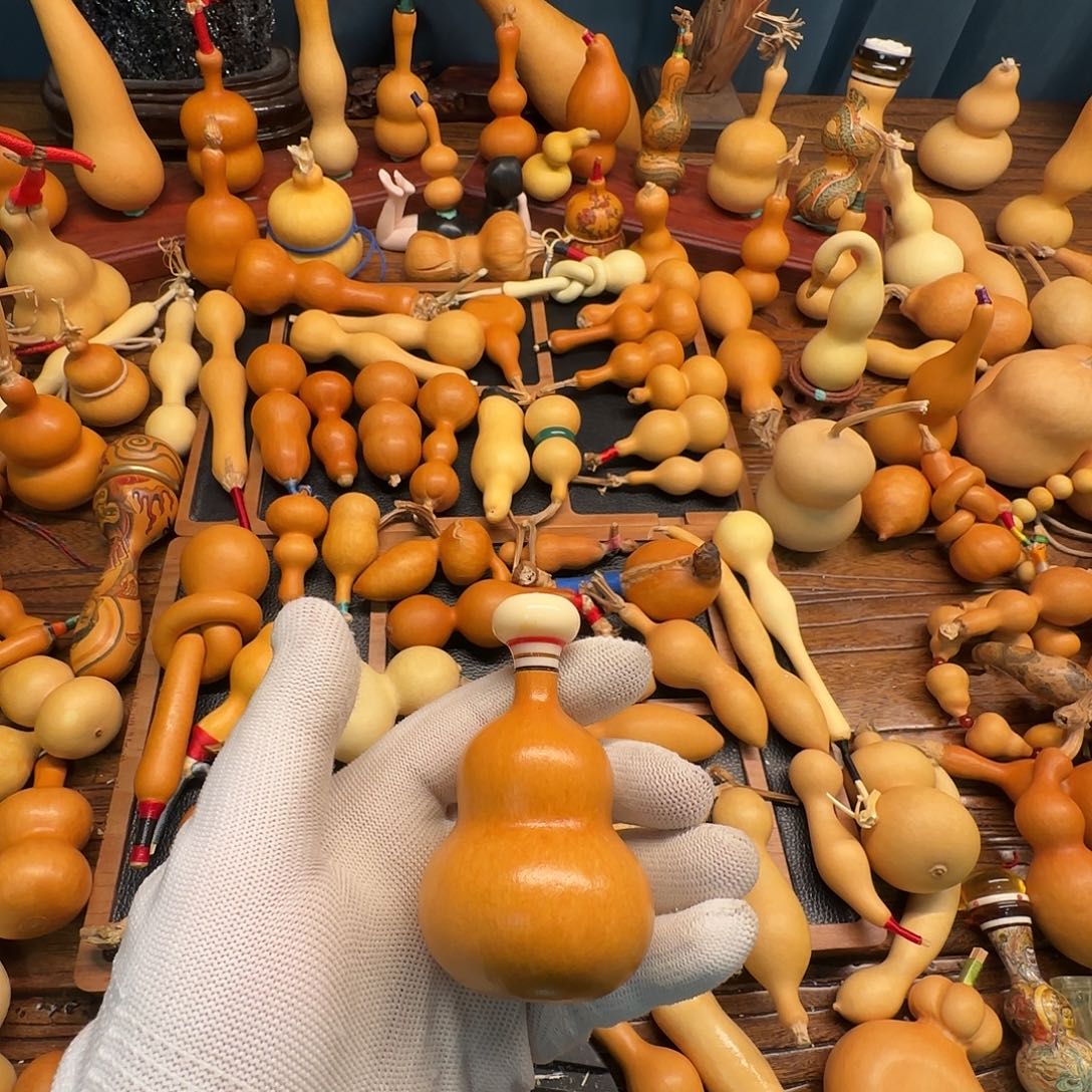 w***L有机玻璃巨正弥勒墩手把天坛葫芦