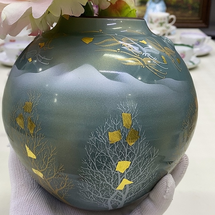 摆件进口瓷器九谷