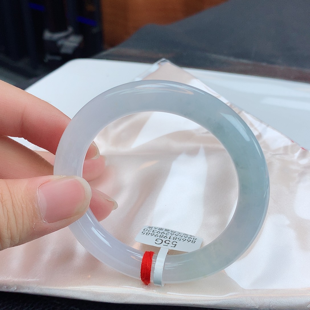 翡翠手镯未镶嵌天然缅甸翡翠A货手镯