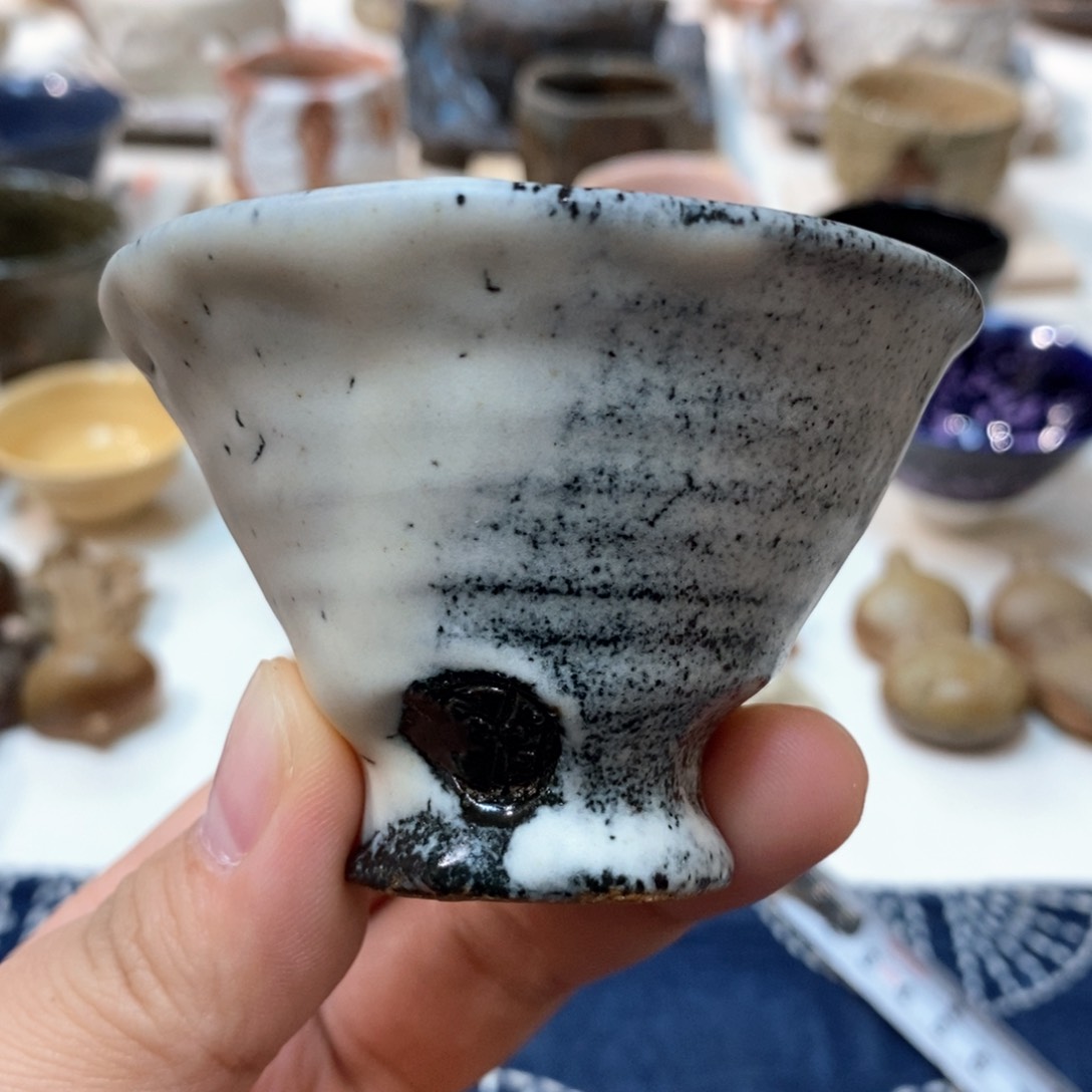 柴烧侘寂粗陶茶具