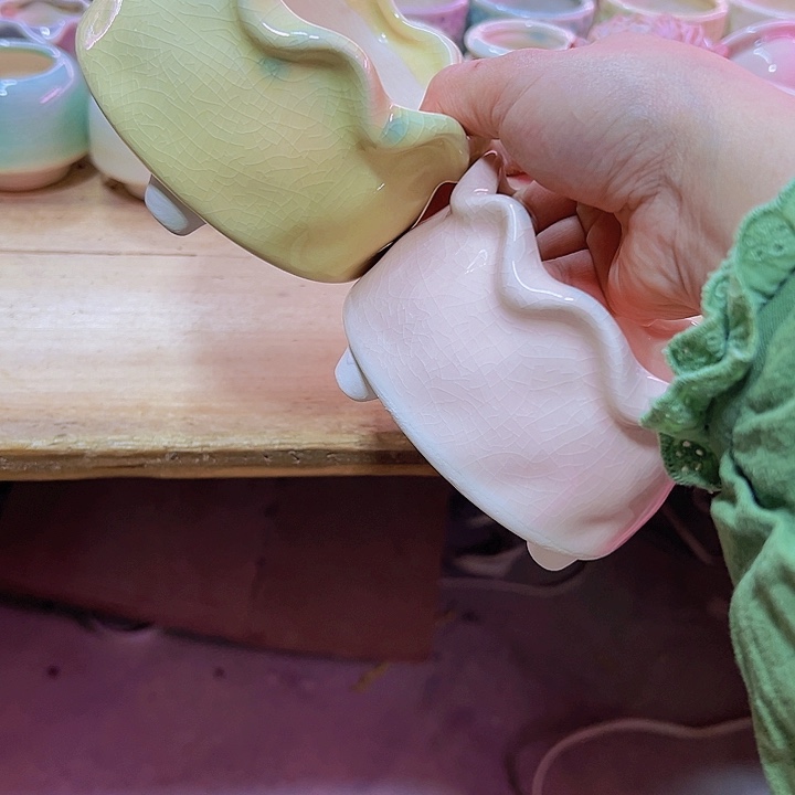 陶瓷花盆当场凑满12包邮