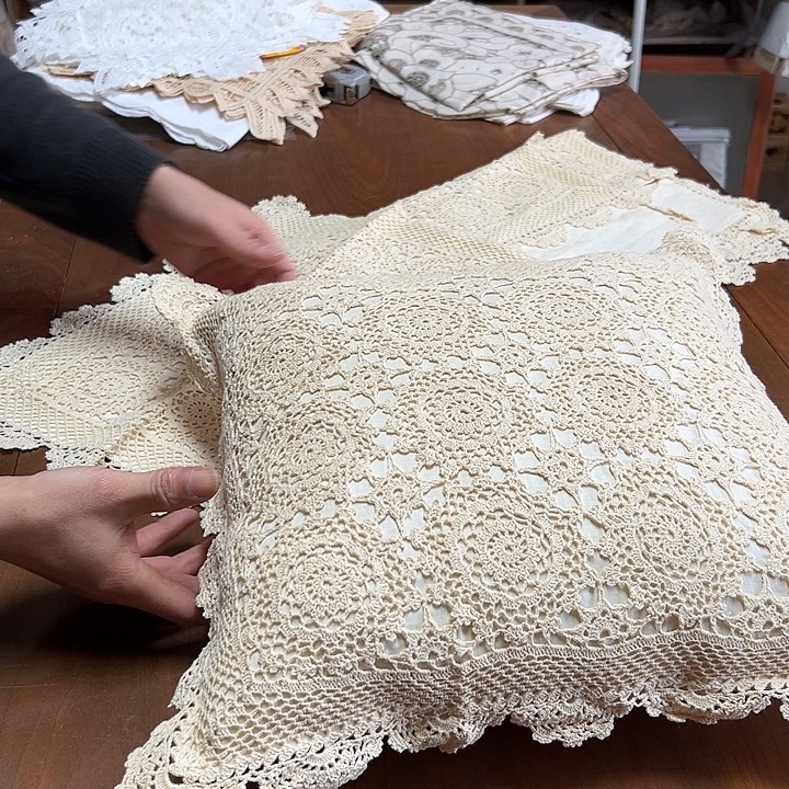 毛绒亚麻棉095-抱枕套一对40厘米方