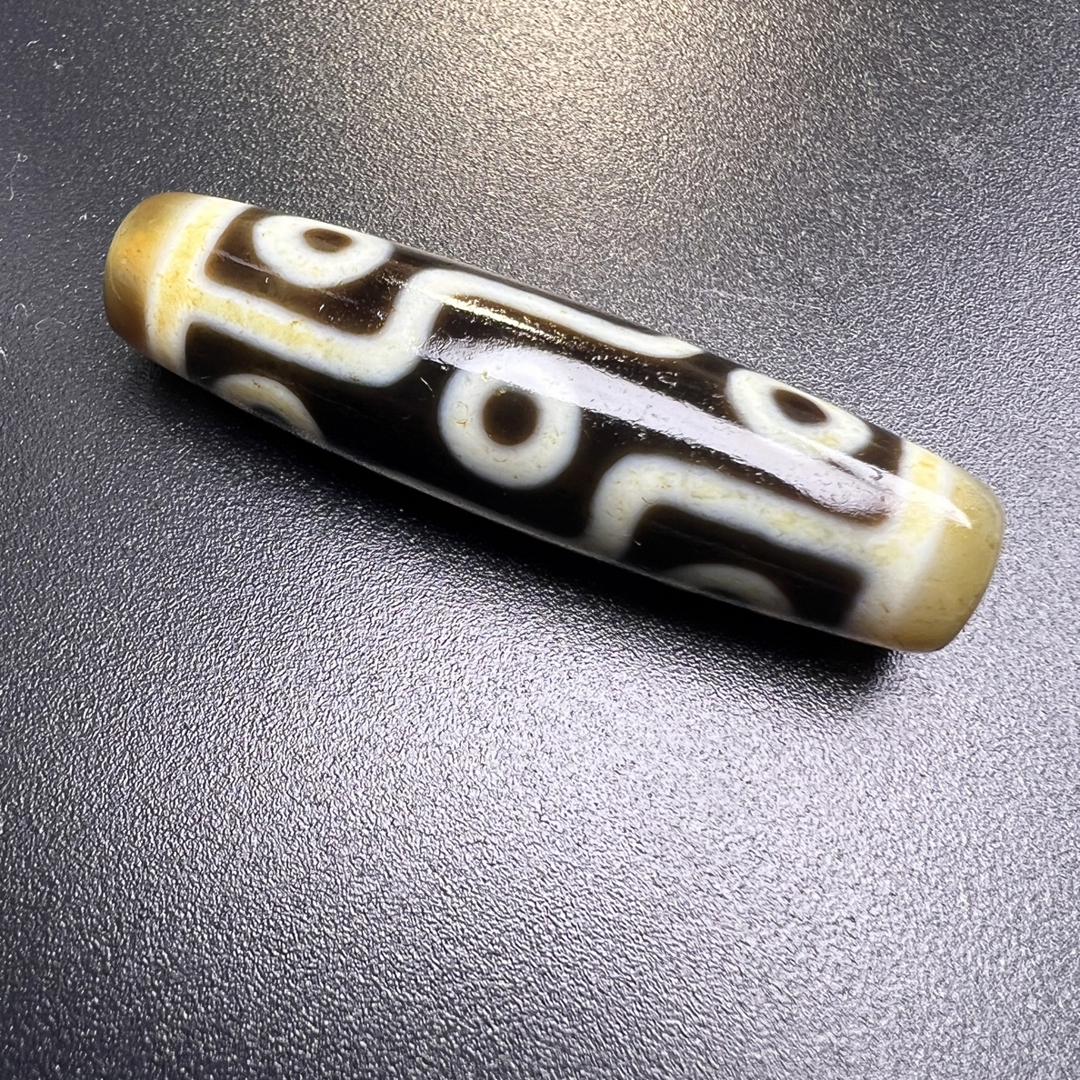 芸熙阁珠宝•【5A台工精品高油高润老型玛瑙天珠锁骨吊坠】