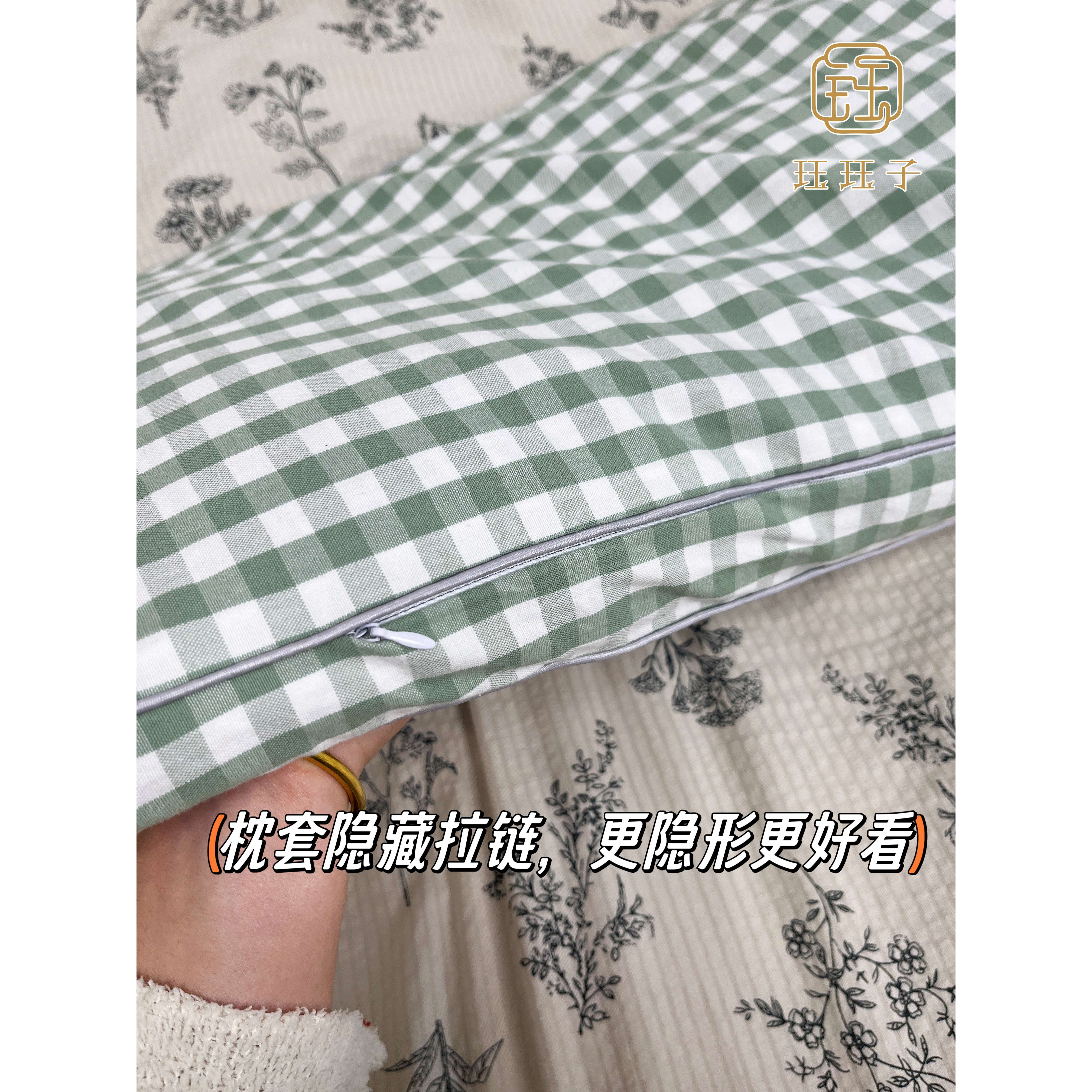 珏珏子 · 深眠枕 老粗布全纯荞麦壳枕头护颈