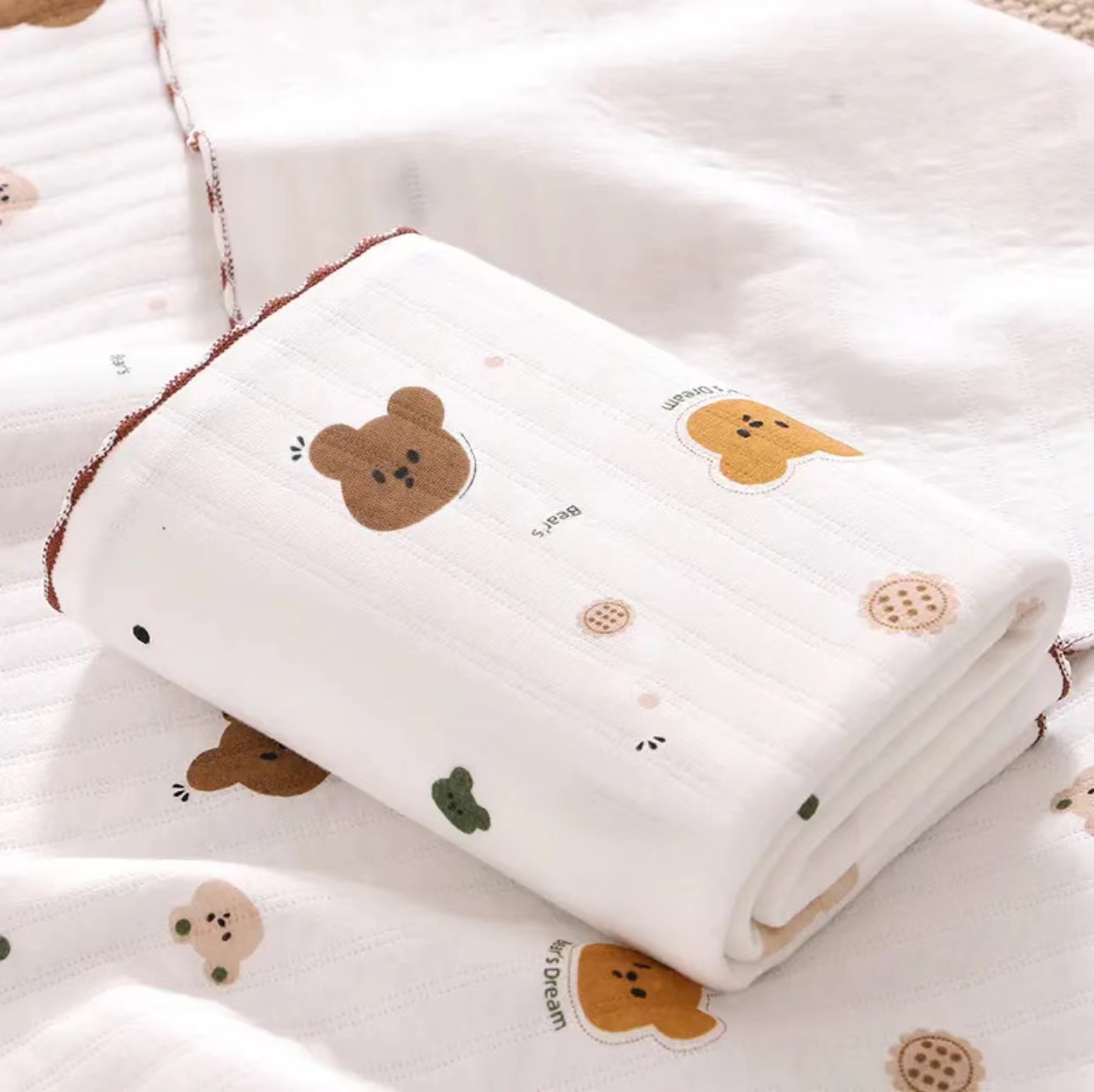 纯棉包单新生儿襁褓巾初生婴儿待产包用品四季款包单