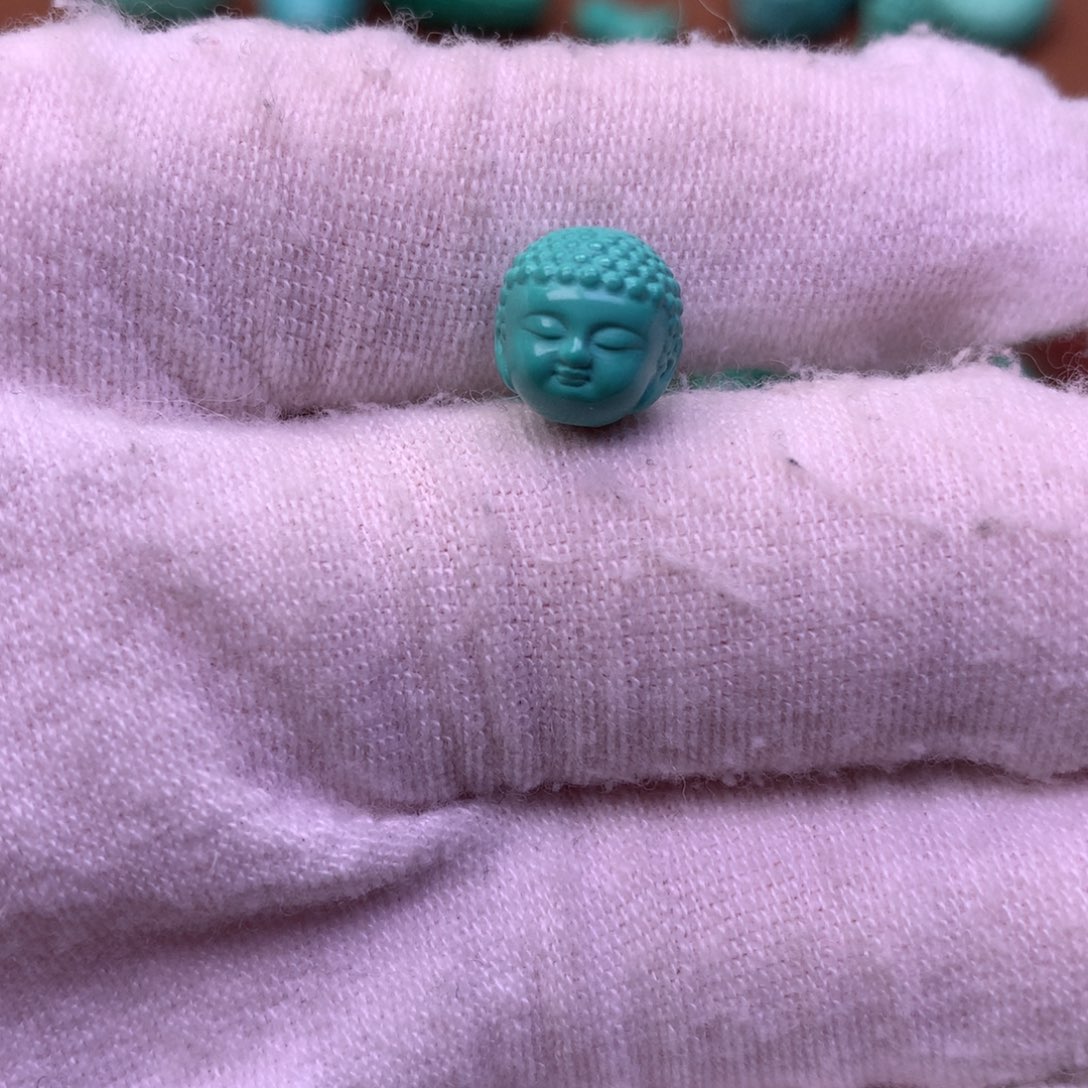 原生态散珠配珠宝宝佛头卡9