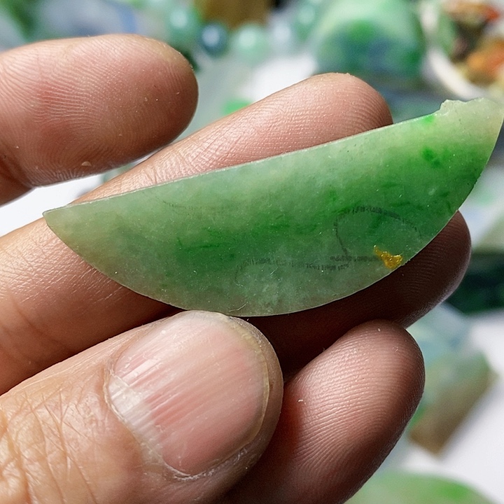 翡翠散珠天然翡翠A货