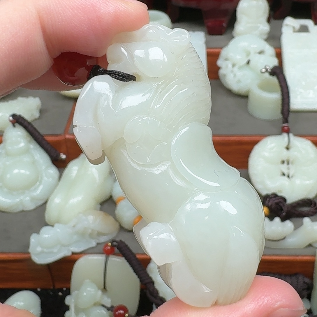 和田玉未镶嵌摆件