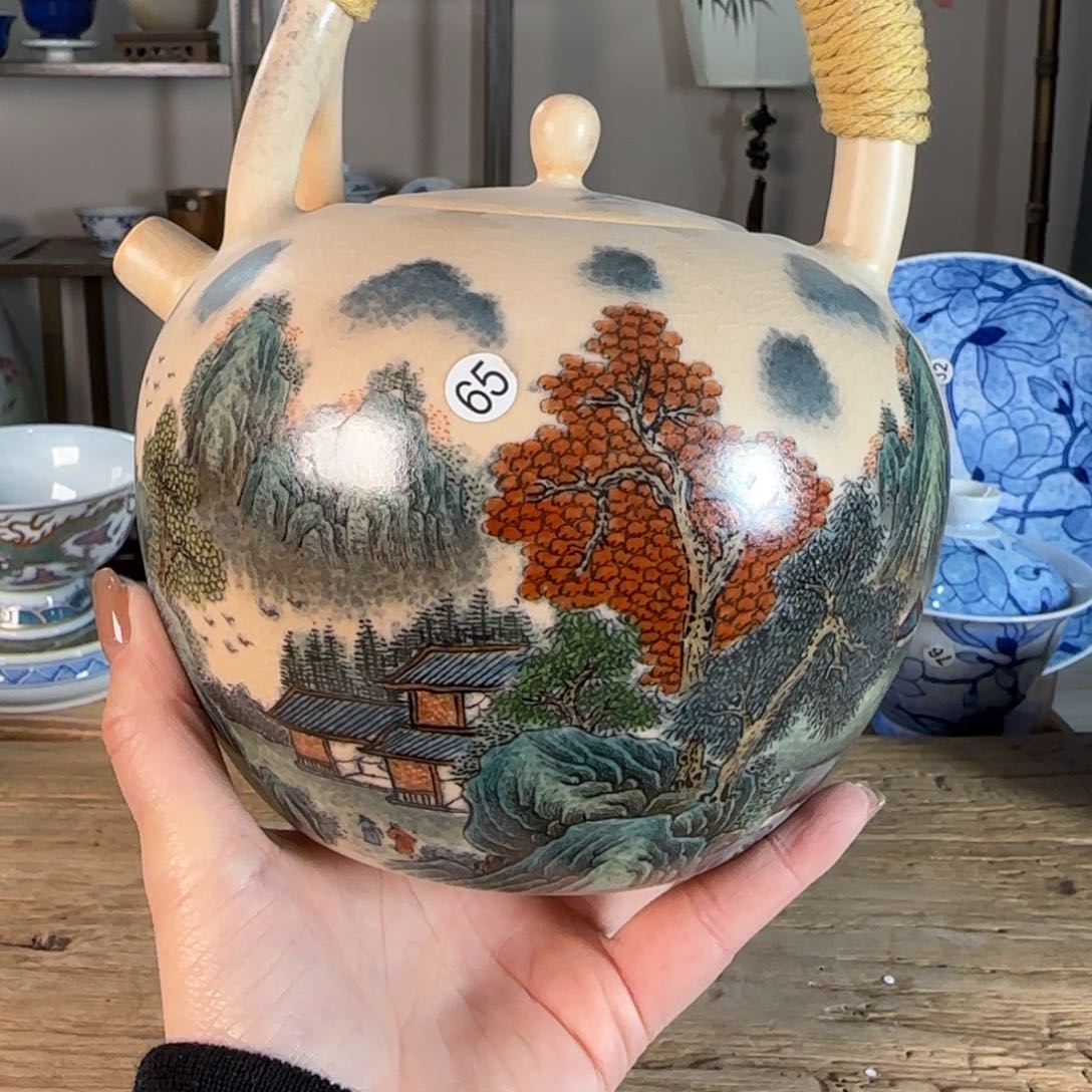 杯景德镇陶瓷柴烧多人