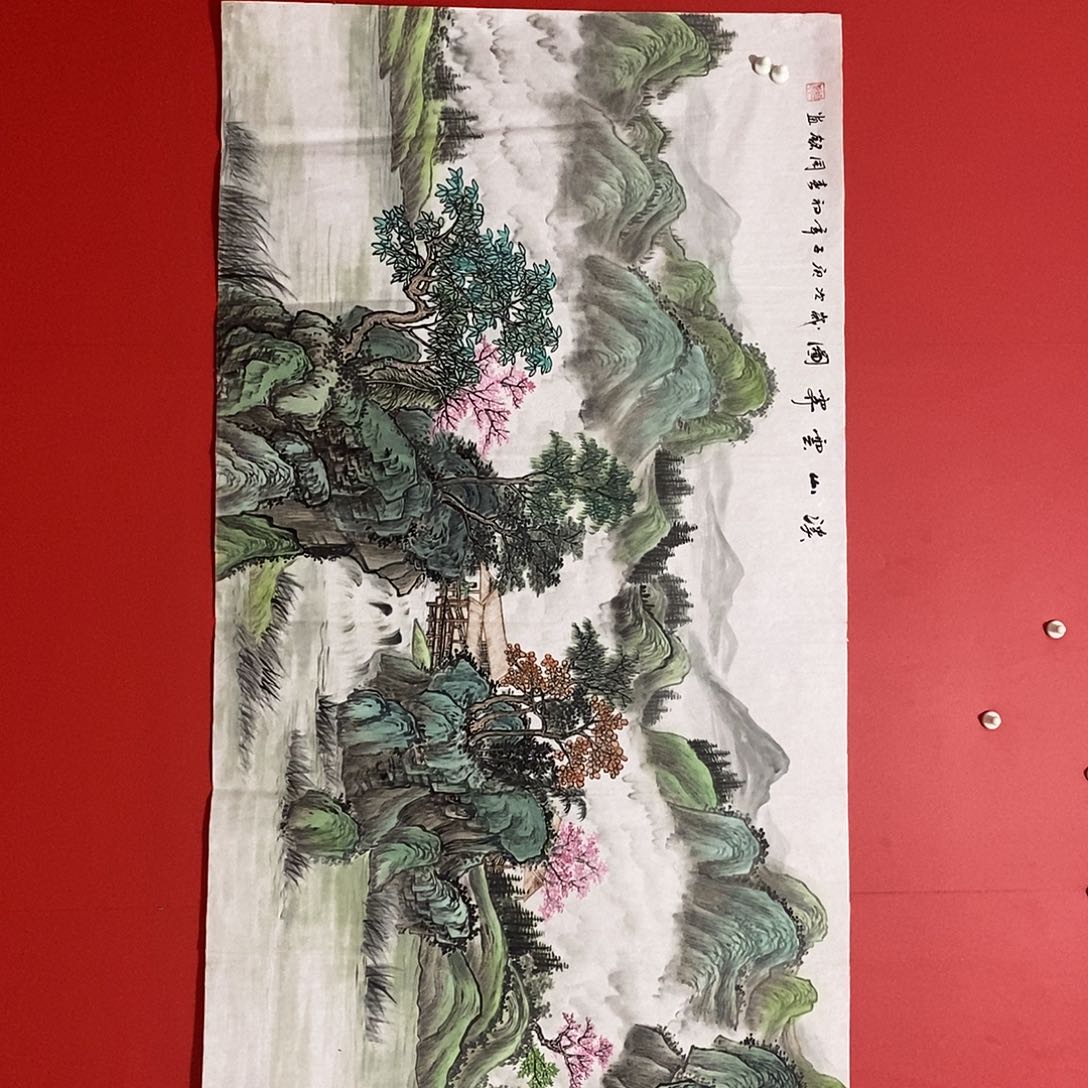 国画山水花鸟字画书画国画