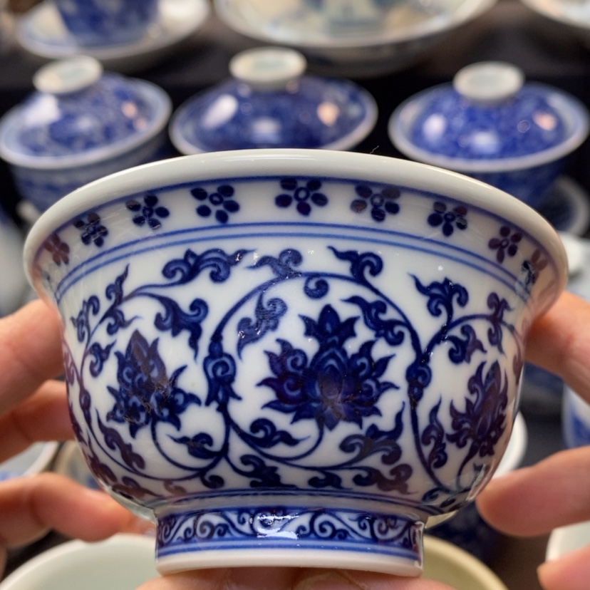 【闪购商品】景德镇青花主人杯