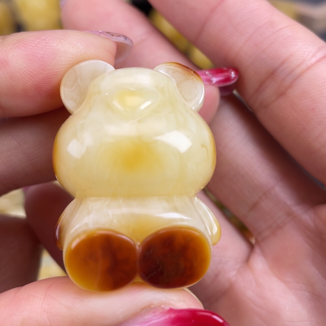 琥珀裸石未镶嵌蜜蜡