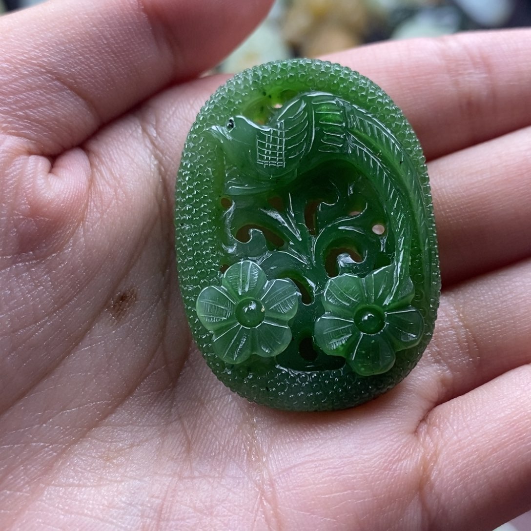 吊坠(不含链)未镶嵌和田玉（糖玉）