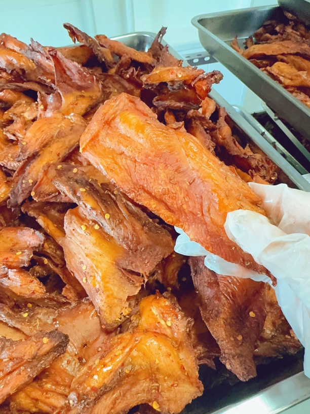 大片撕着吃的风干鸡肉干（真风干非油炸）