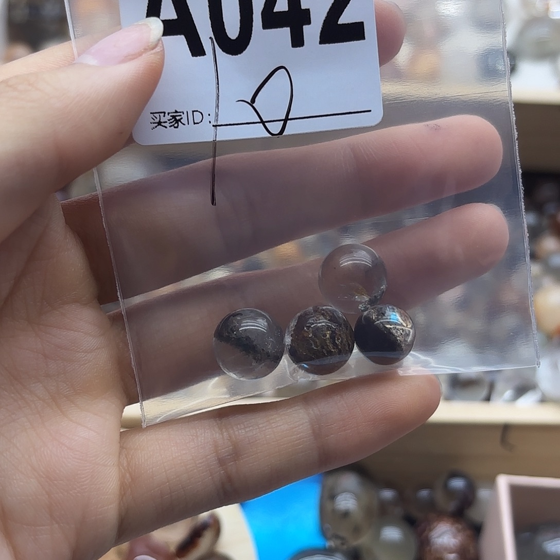 白***白未镶嵌珠宝半成品紫晶42
