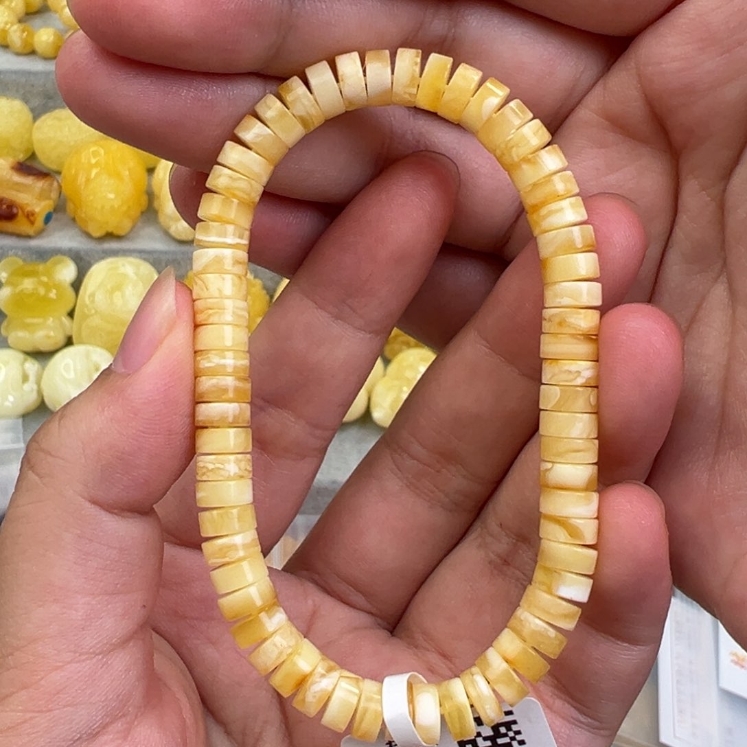 琥珀手链未镶嵌蜜蜡