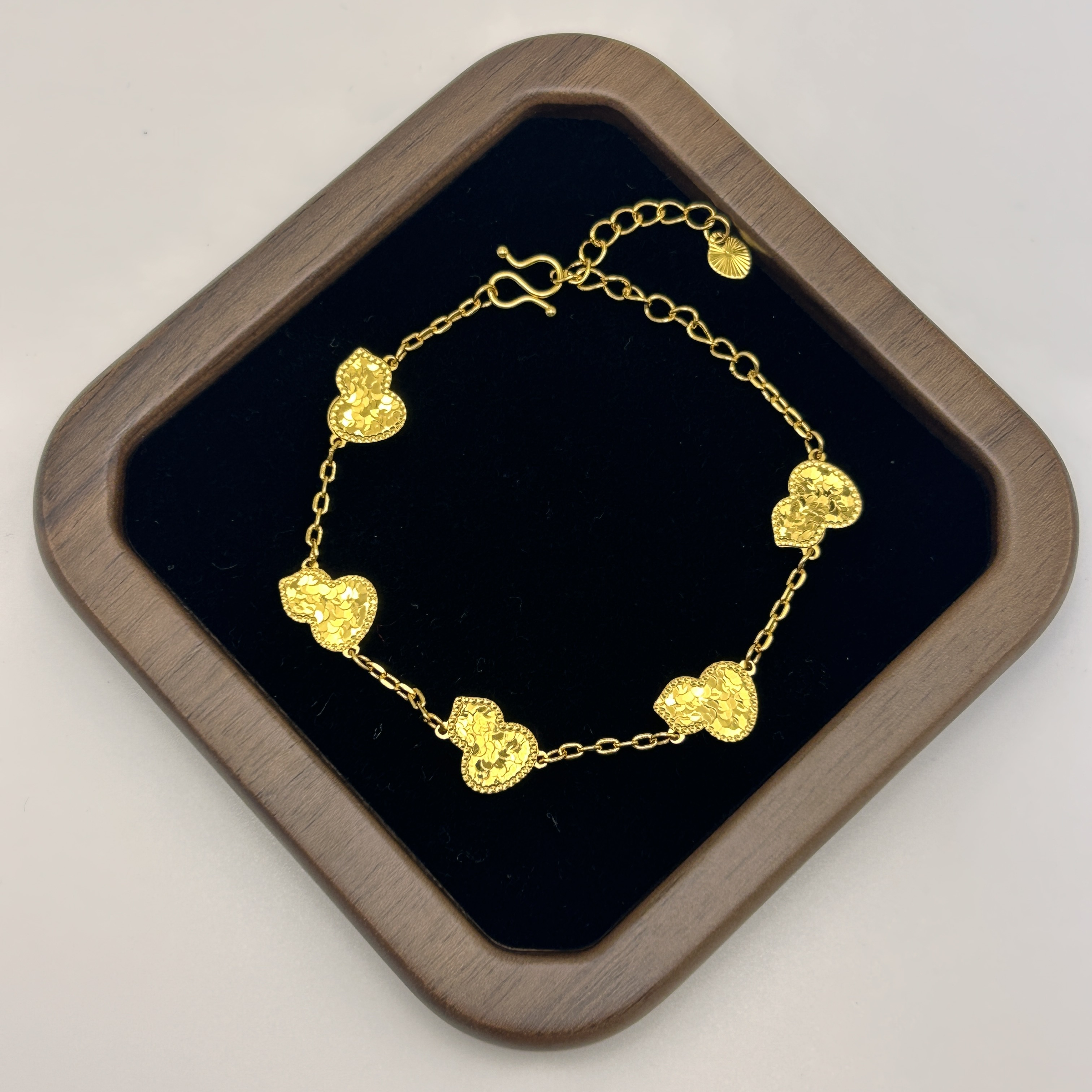 铜合金手链 爆闪碎冰冰葫芦手链 CNC高版本高级感满满爆款 s014