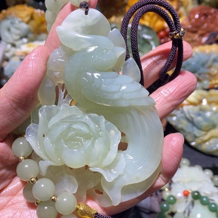 岫玉岫玉吊坠未镶嵌